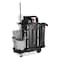 Rubbermaid Commercial Exec Hi Security Janitorial Cleaning Cart, 23.1w x 39.6d x 27.5h, Blk 1861427 - alternate 4